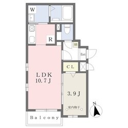 築地口駅 徒歩3分 1階の物件間取画像